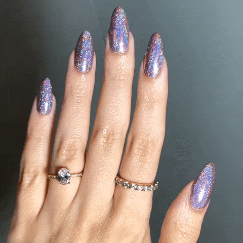 Flamingo – Holografisches Nagelpuder