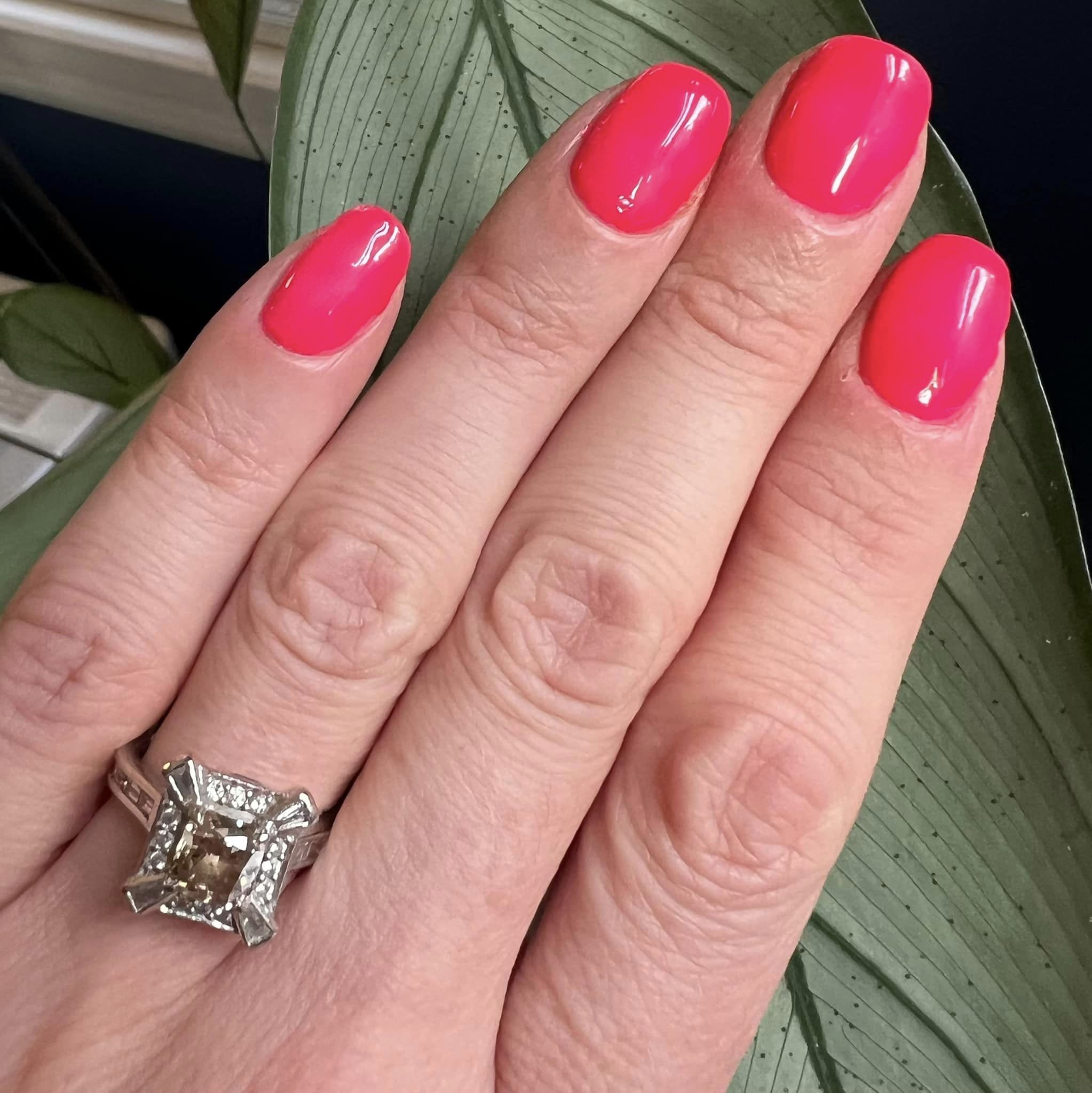 Hot Pink - Matte Nagelpuder