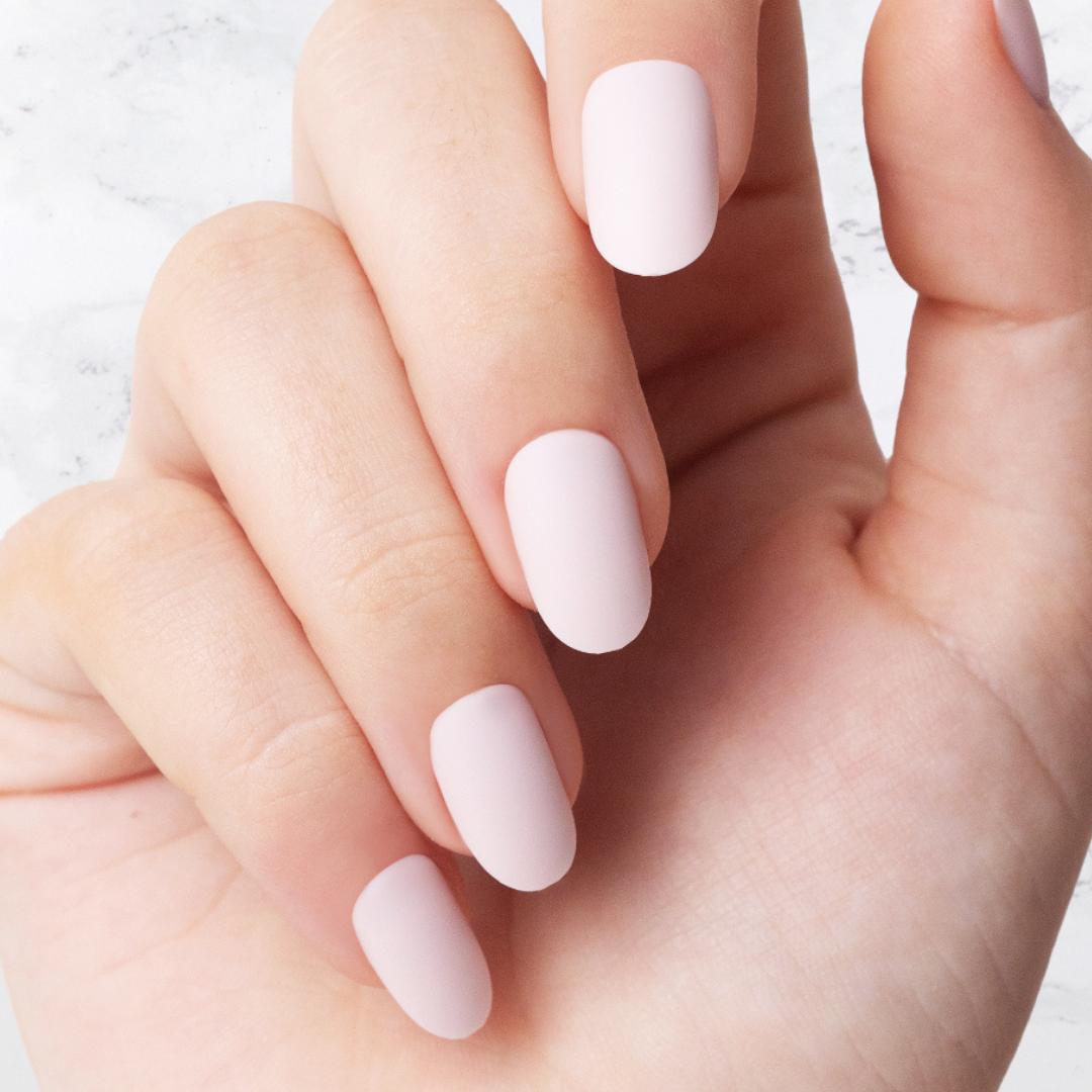 Nachhaltige Nägel – Muted Pink – Oval