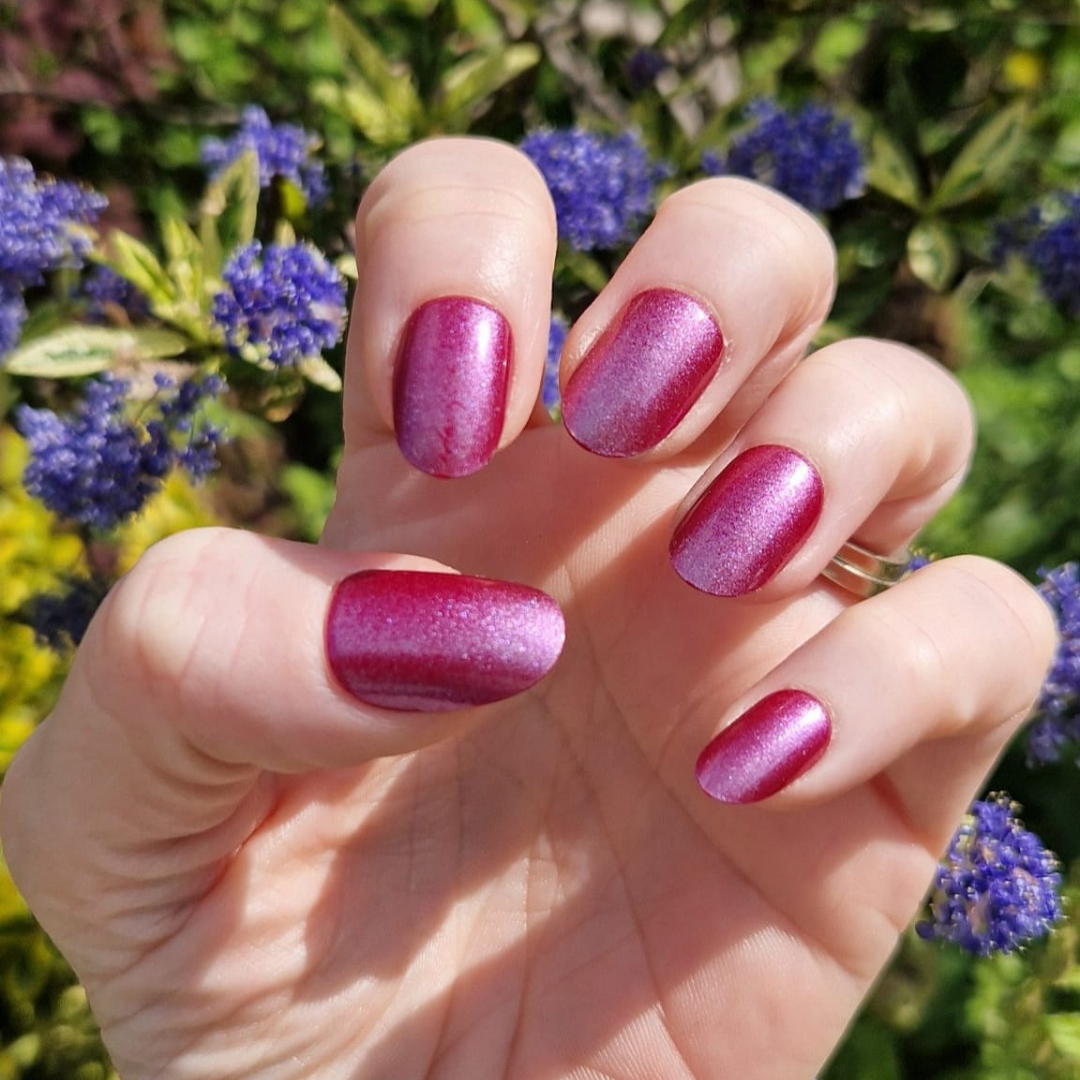 Nachhaltige Nägel – Old Mauve (Glasiert) – Oval