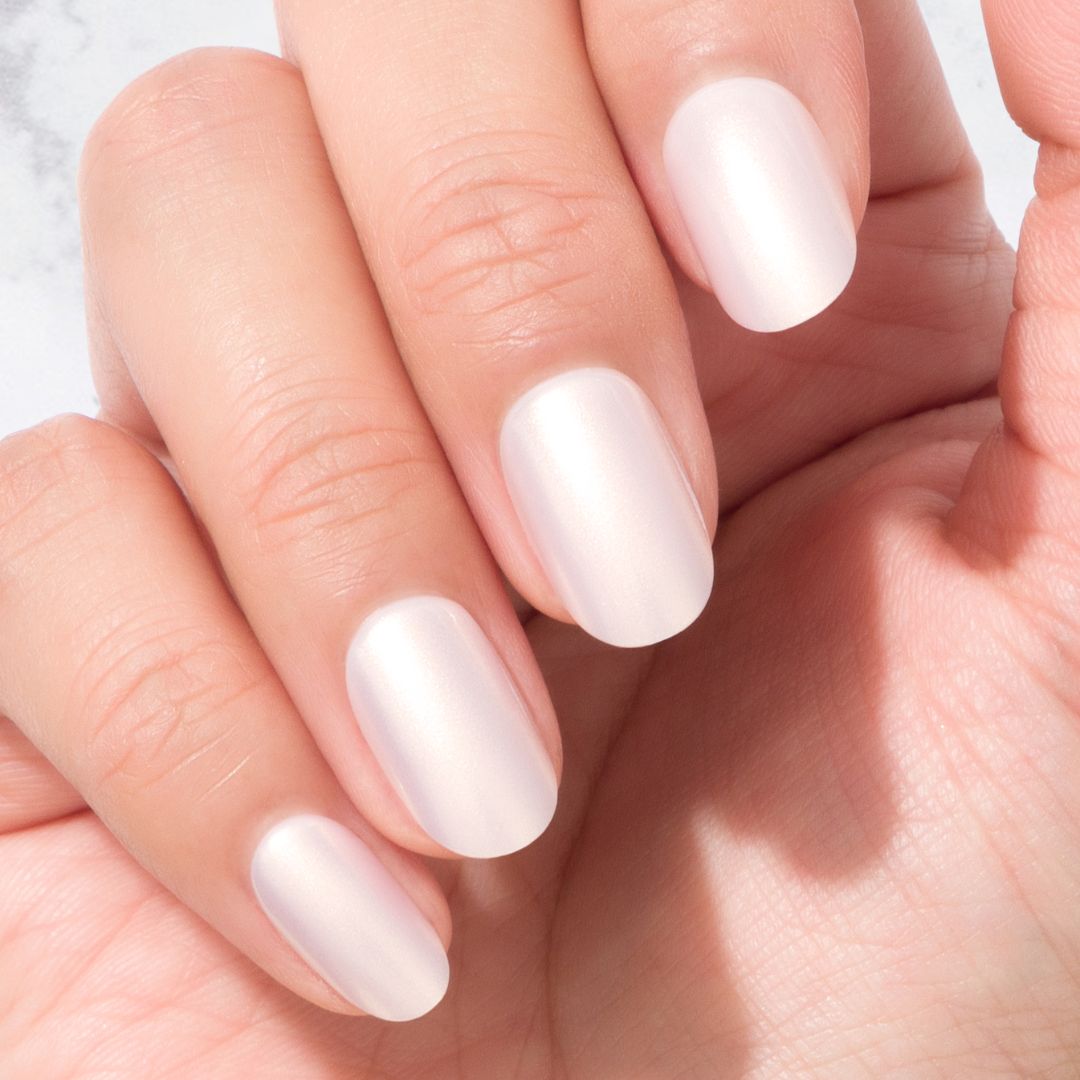 Nachhaltige Nägel – Pearlescent (Glasiert) – Oval