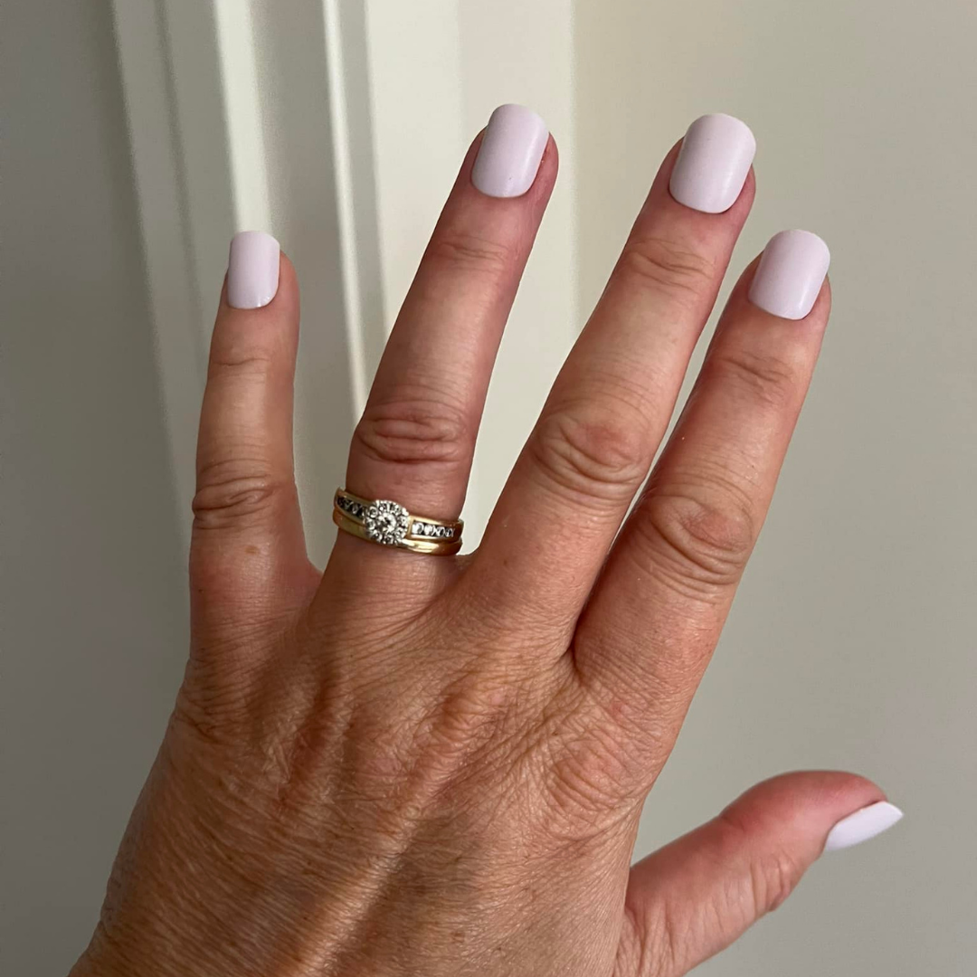 Nachhaltige Nägel – Pink Tint (Matt) – Eckig