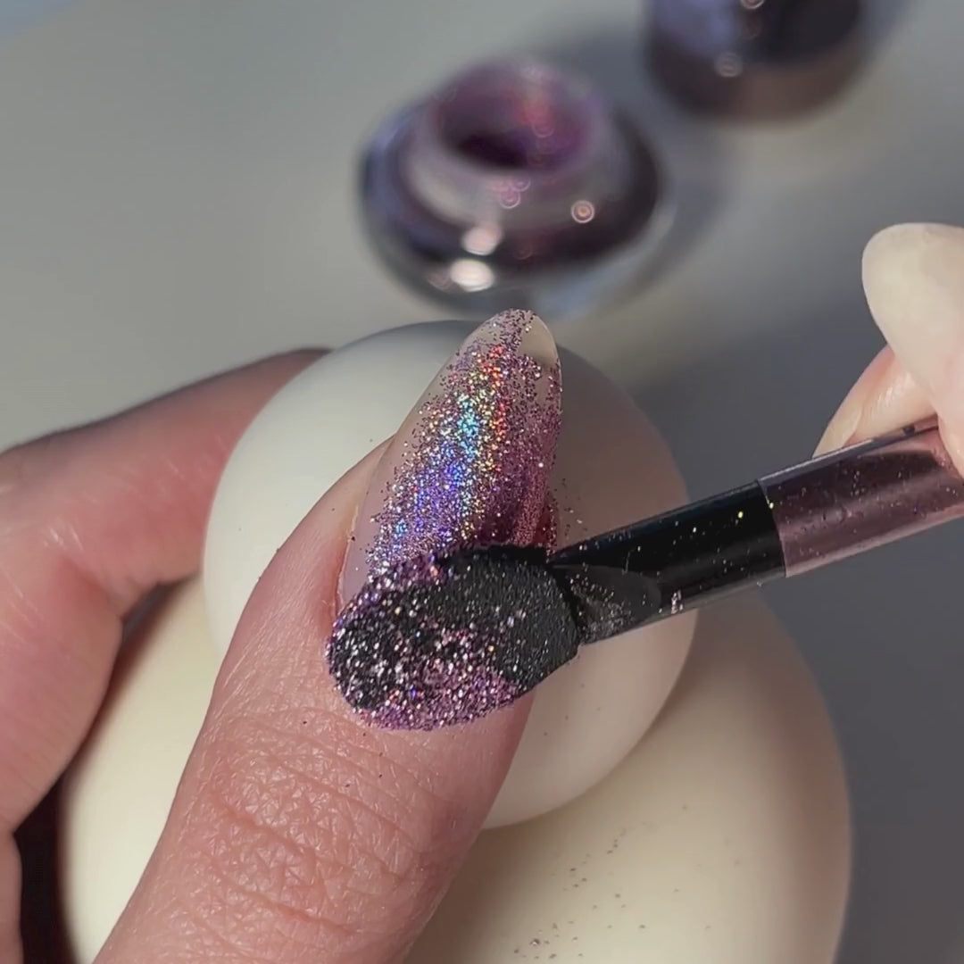 Flamingo – Holografisches Nagelpuder