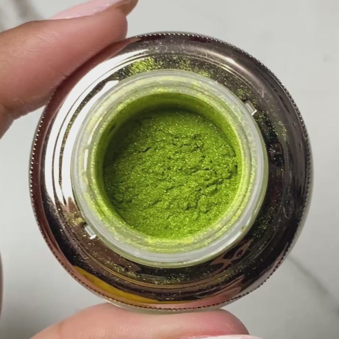 Citrus Lime – Metallisches Nagelpuder