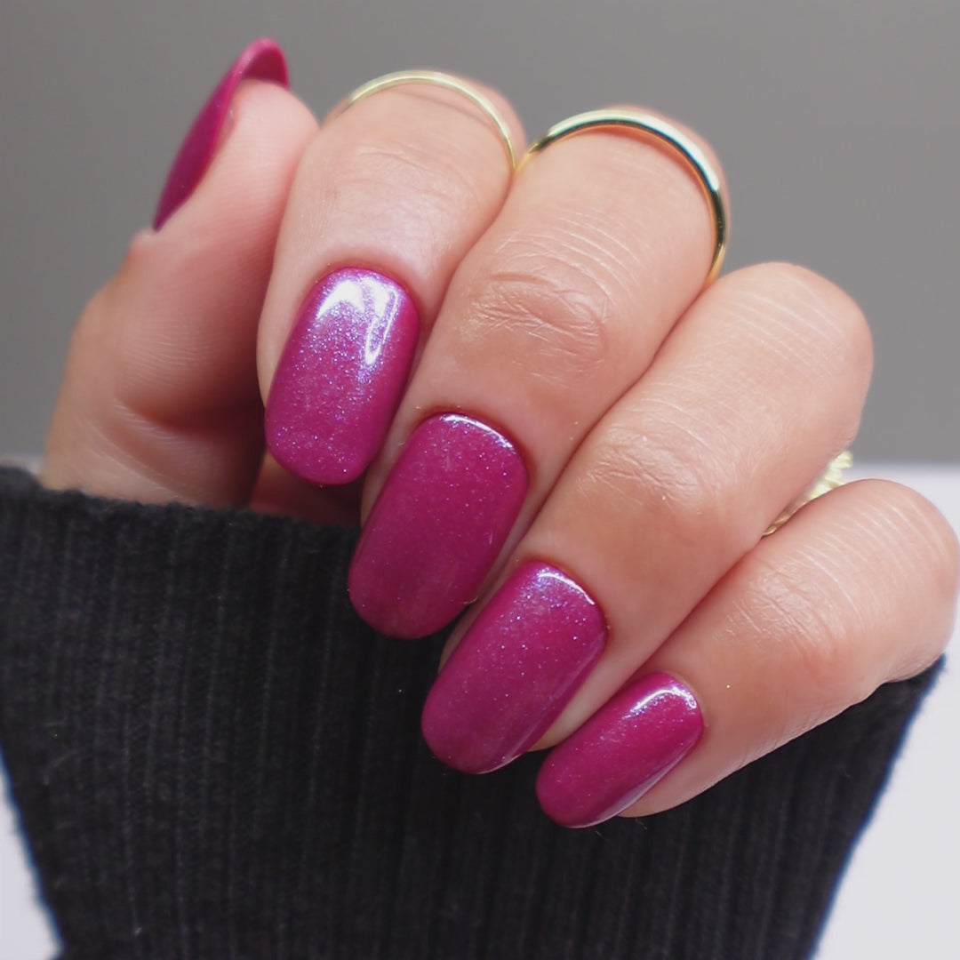 Nachhaltige Nägel – Old Mauve (Glasiert) – Oval