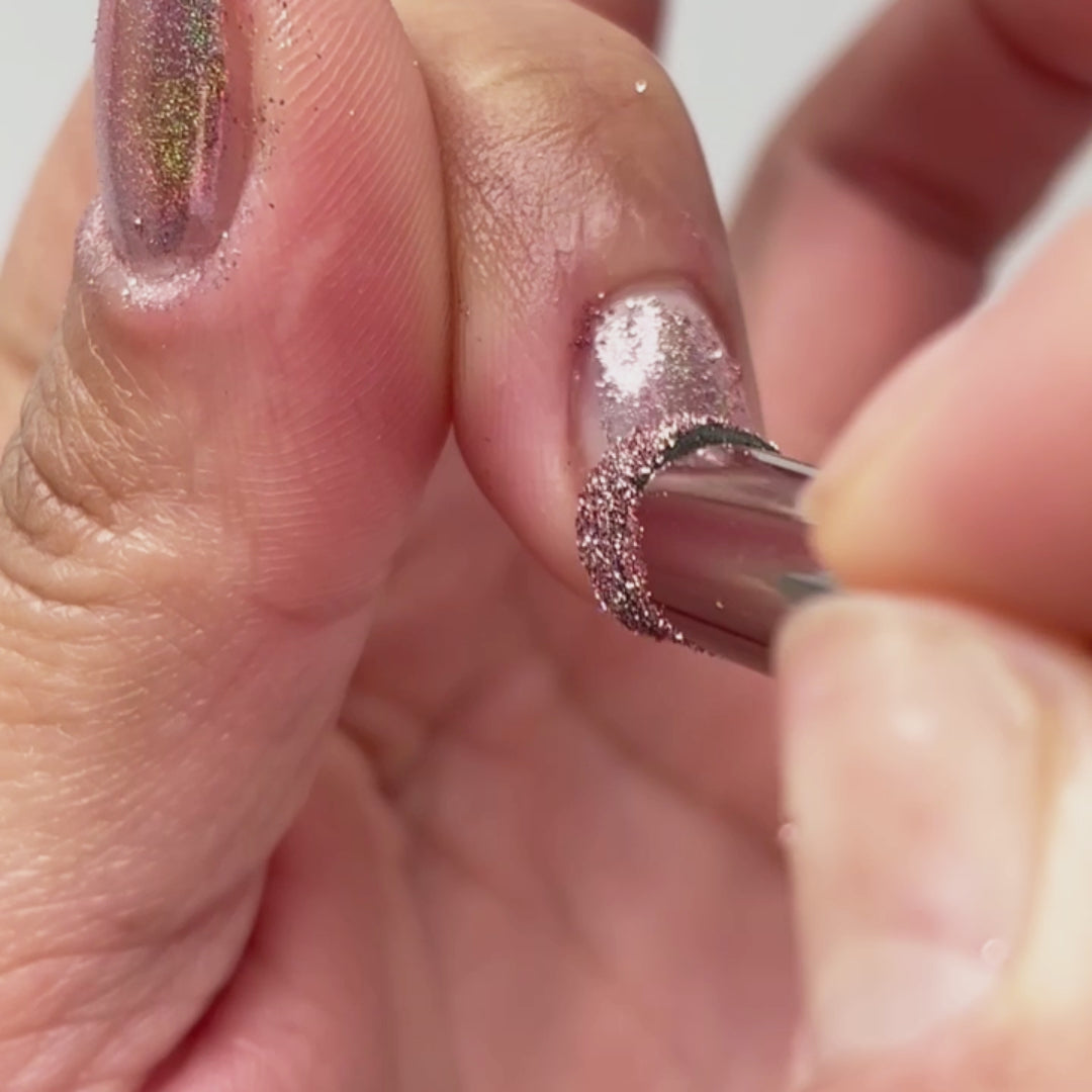Rose Gold - Holographisch Nagelpuder