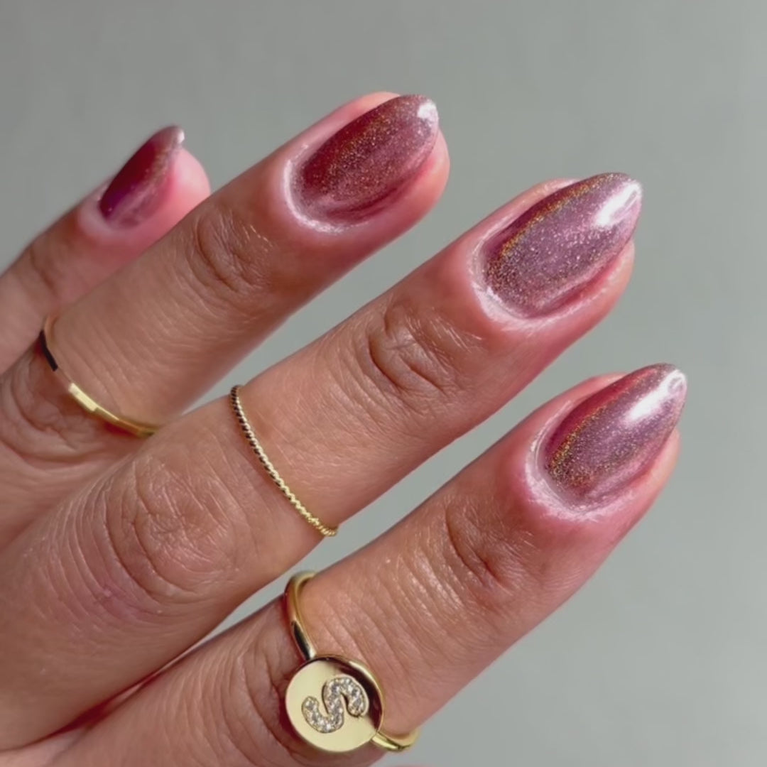 Rose Gold - Holographisch Nagelpuder