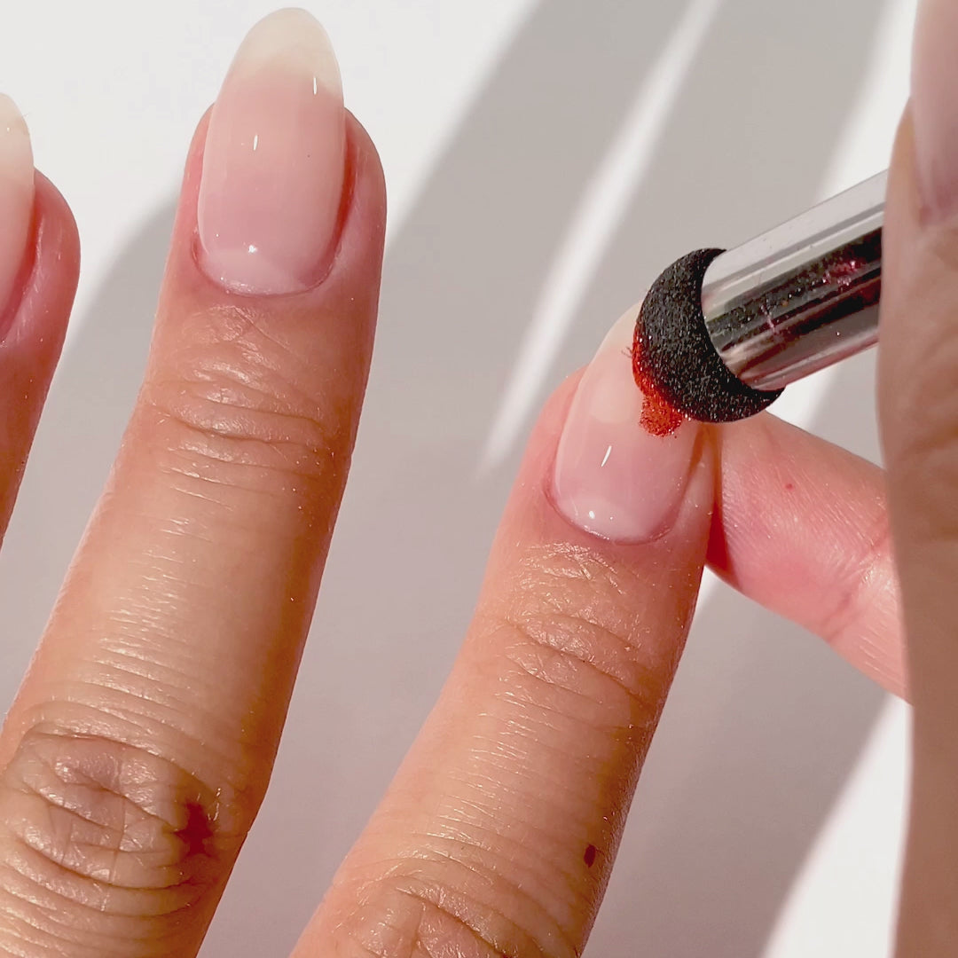 Candy Red – Metallisches Nagelpuder