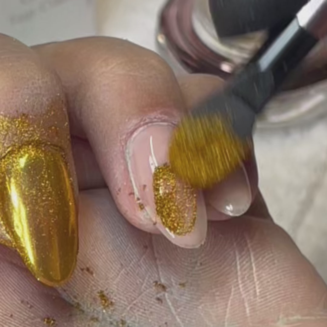 Fire Glow – Metallisches Nagelpuder