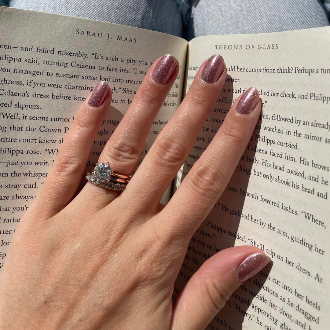 Rose Gold - Holographisch Nagelpuder
