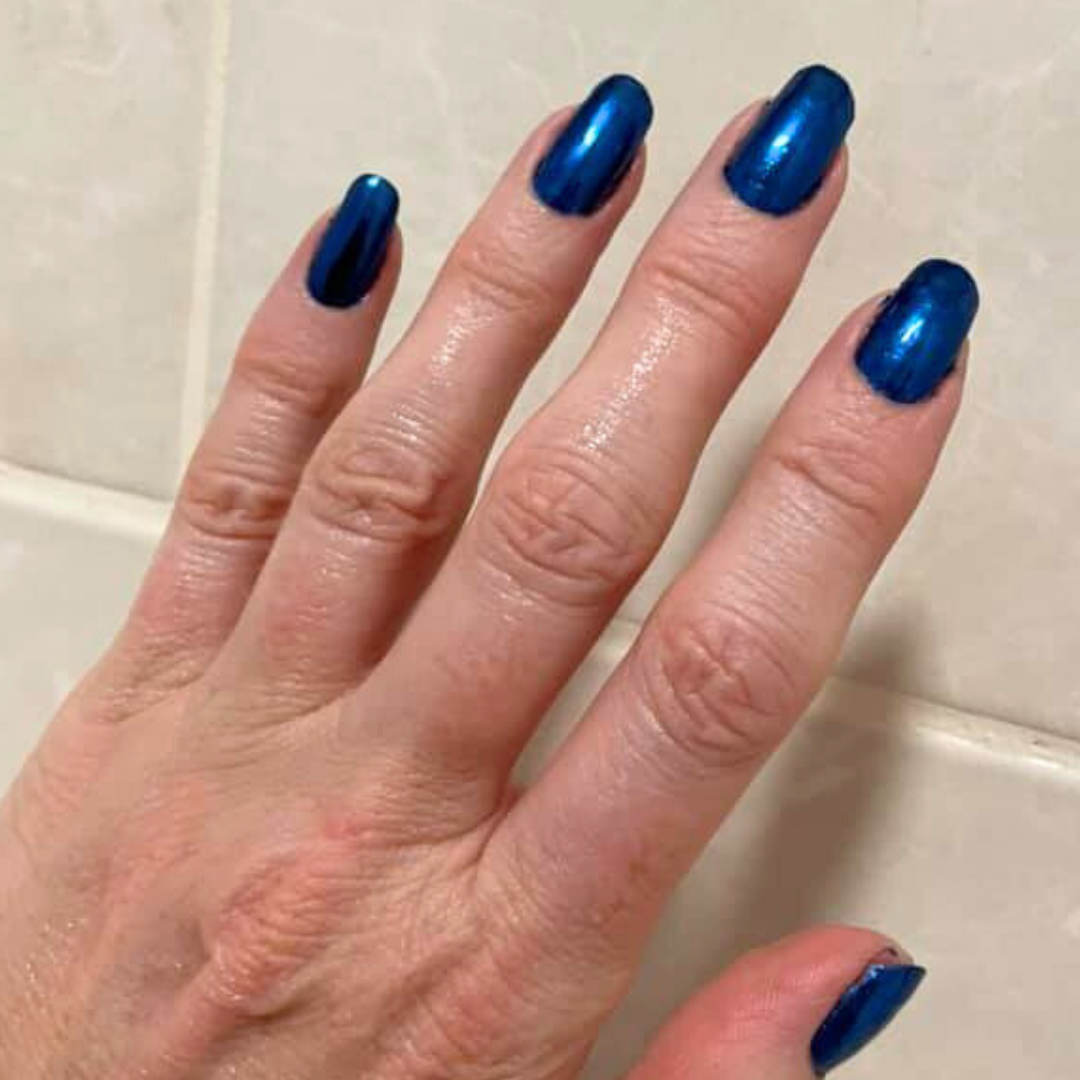 Sapphir - Metallisch Nagelpuder
