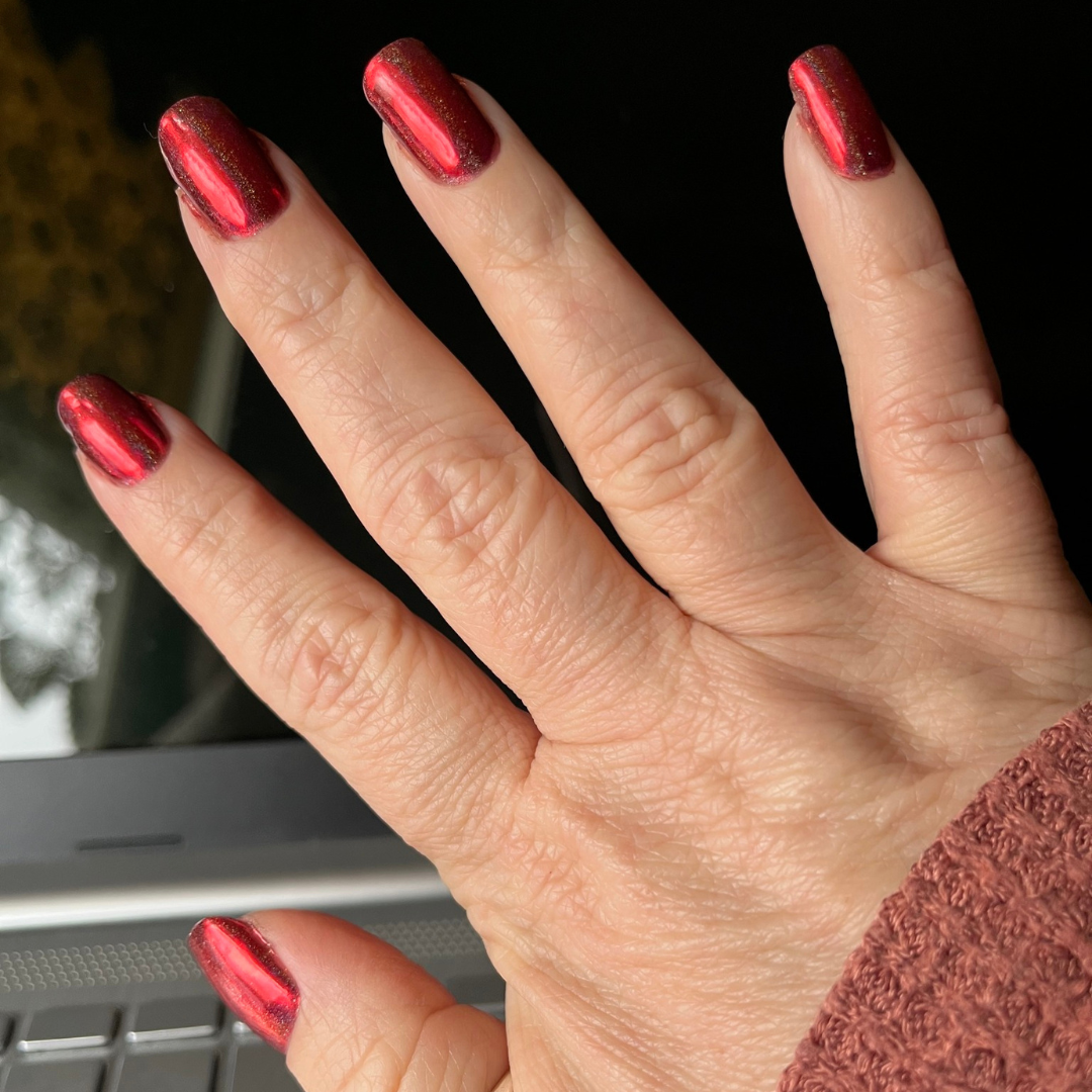 Valentine - Holographisch Nagelpuder