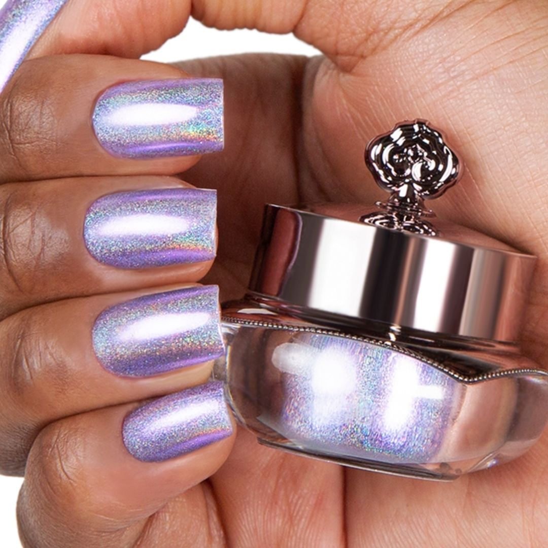 Violet Sky -Holografisch Nagelpuder
