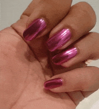 Fuchsia – Metallisches Nagelpuder