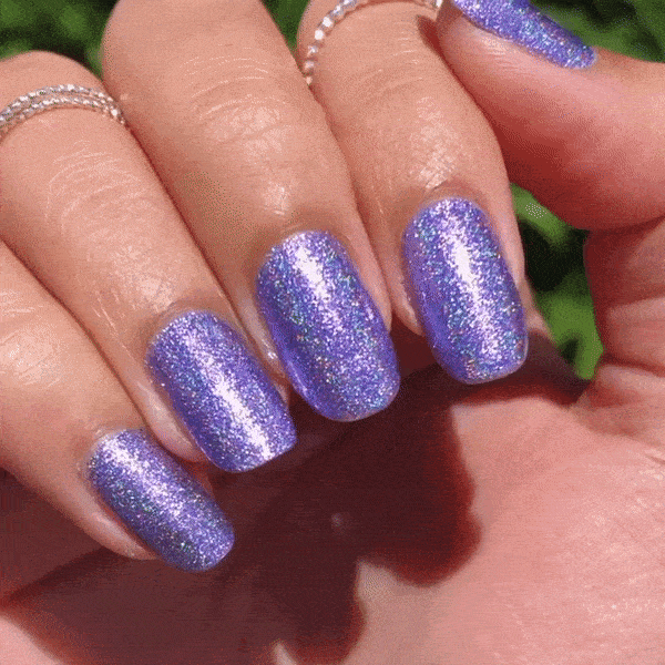 Violet Sky -Holografisch Nagelpuder