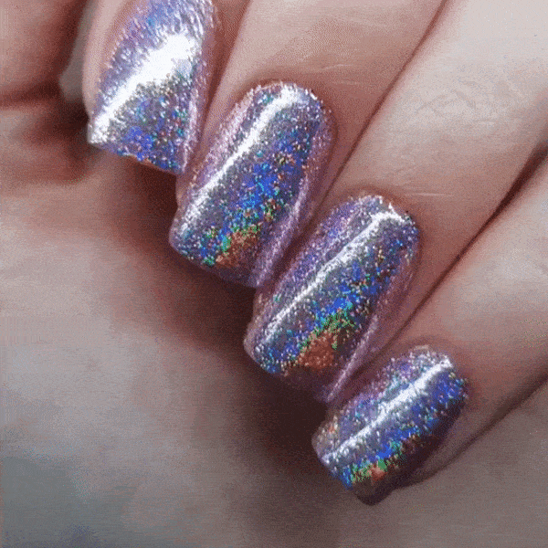 Flamingo – Holografisches Nagelpuder