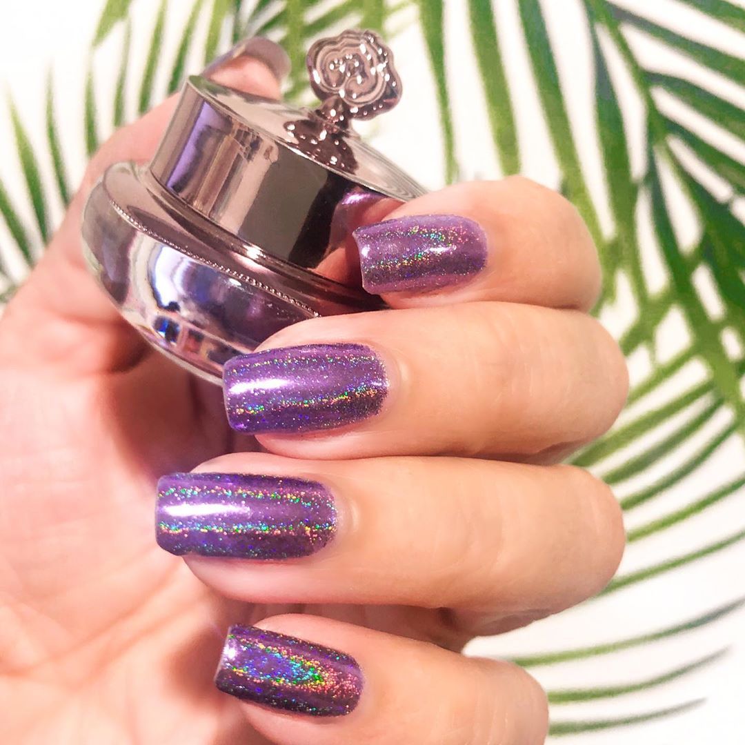 Violet Sky -Holografisch Nagelpuder