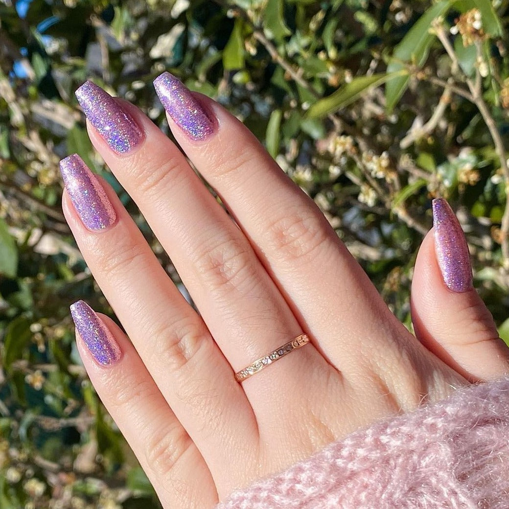 Flamingo – Holografisches Nagelpuder