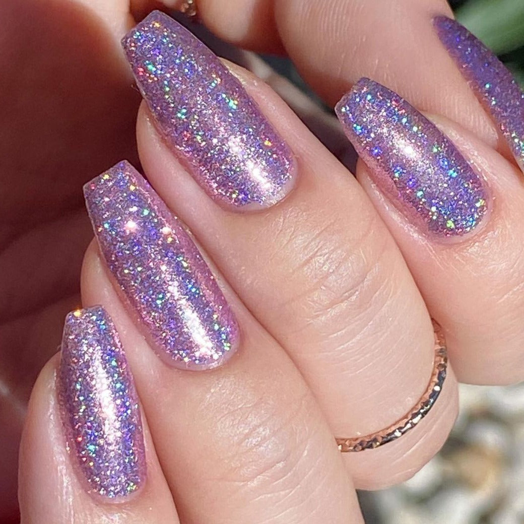 Flamingo – Holografisches Nagelpuder